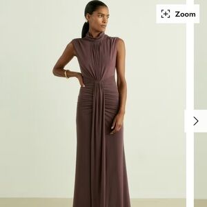 Reiss Plum Sleeveless Maxi Dress